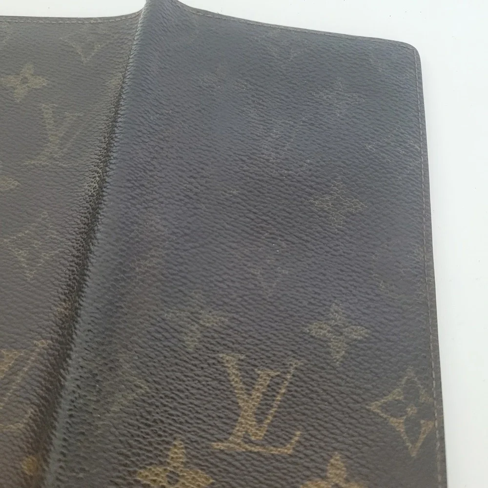 Louis Vuitton Monogram Canvas Long Bifold Wallet Brown Mens Womens Vintage